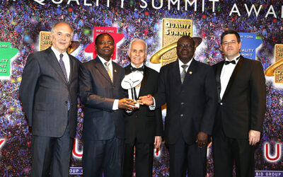 L’Institut Régional de Santé Publique Comlan Alfred Quenum, Bénin, lauréat du Prix BID international Quality Summit à New York 2015.